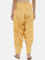 Thumbnail for Souchii Women Beige Woven Design Patiala - Distacart