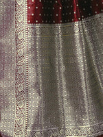 Thumbnail for Kalini Ethnic Motifs Zari Art Silk Banarasi Saree - Distacart