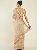 Thumbnail for Soch Floral Embroidered Net Saree - Distacart