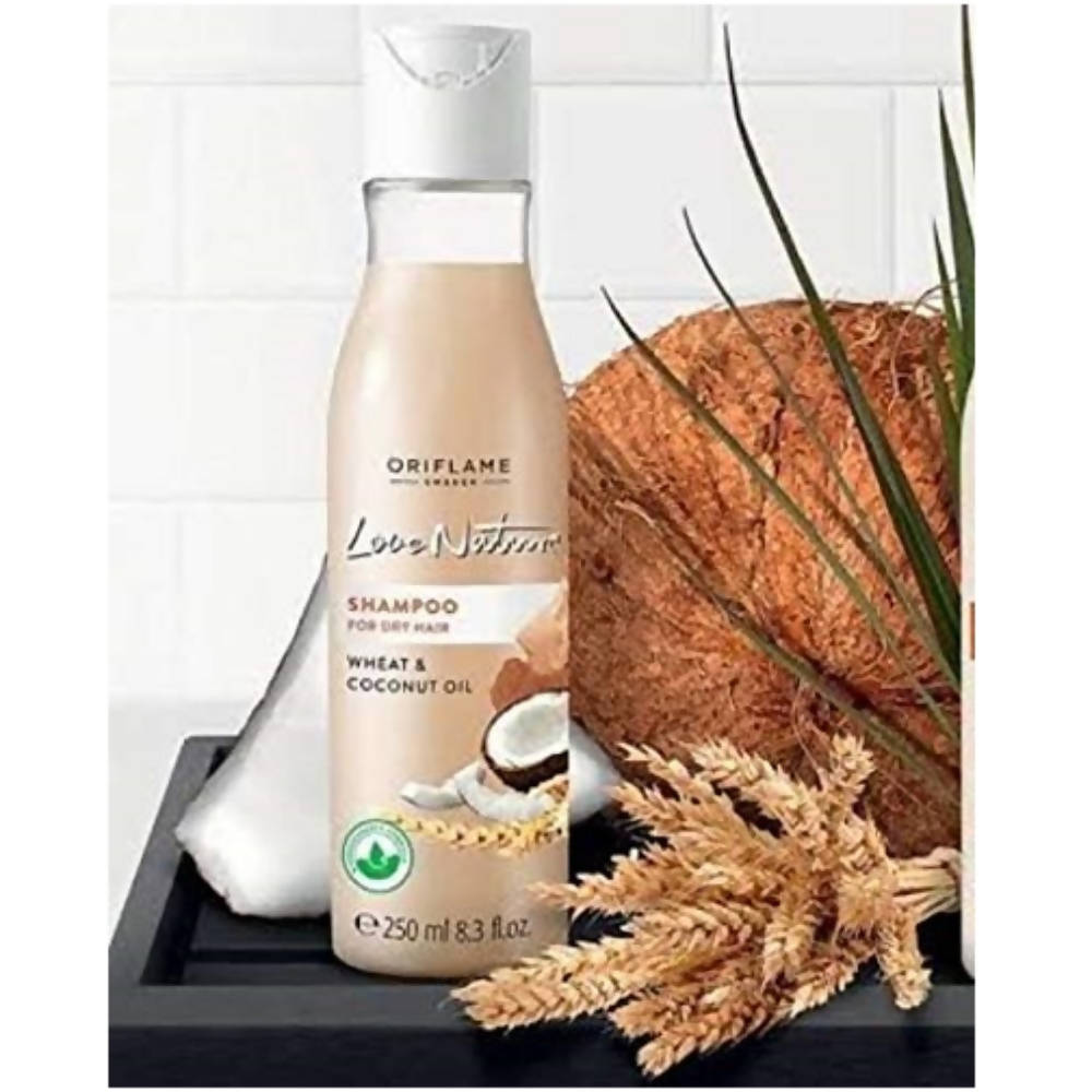 Oriflame Love Nature Shampoo For Dry Hair - Wheat & Coconut Oil Benefits
