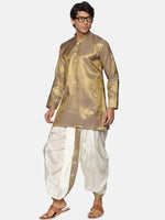 Thumbnail for Sethukrishna Men Cream Men Solid Dhoti Pant - Distacart
