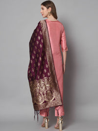 Thumbnail for Kalini Regular Kurta with Trousers & Dupatta - Distacart