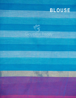 Thumbnail for Sky Blue With Checks Pure Mangalgiri Cotton Saree By Gayathri Reddy Designer Studio - Distacart