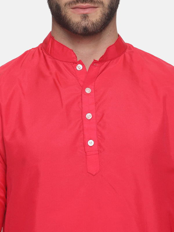 Sethukrishna Men Rose Kurta with Dhoti Pants - Distacart