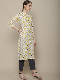 Thumbnail for Sangria Printed Cotton Kurta - Distacart