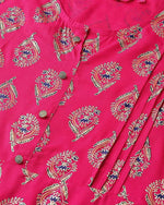 Thumbnail for Vamika Pink Printed Kurta Set