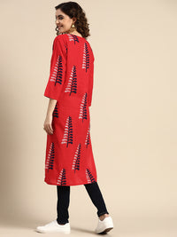 Thumbnail for Sangria Women Floral Printed Kurta - Distacart