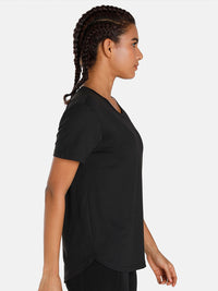 Thumbnail for Puma Women STUDIO YOGINI LITE Sports Sustainable T-shirt - Distacart