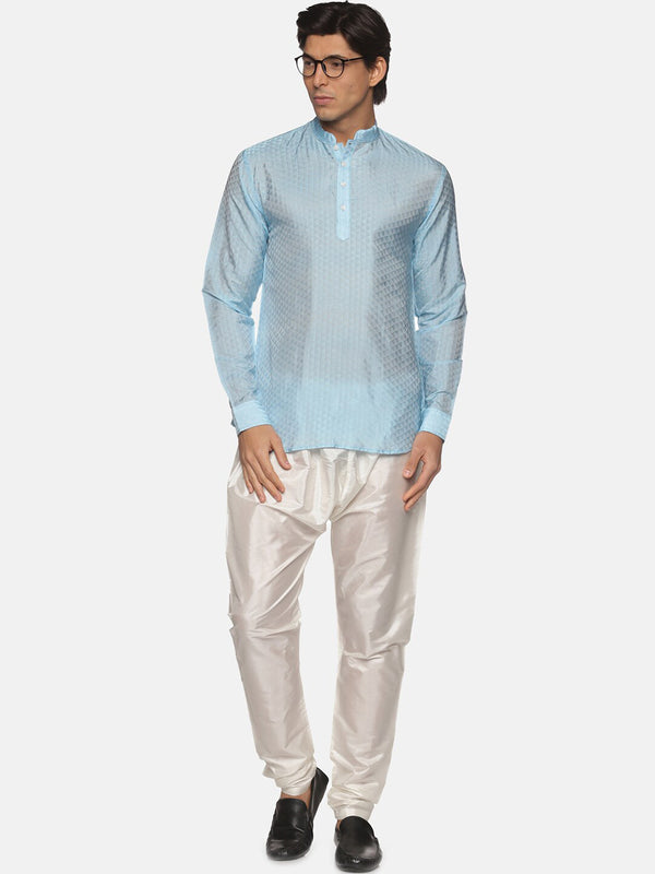 Sethukrishna Men Blue Kurta with Pyjama - Distacart