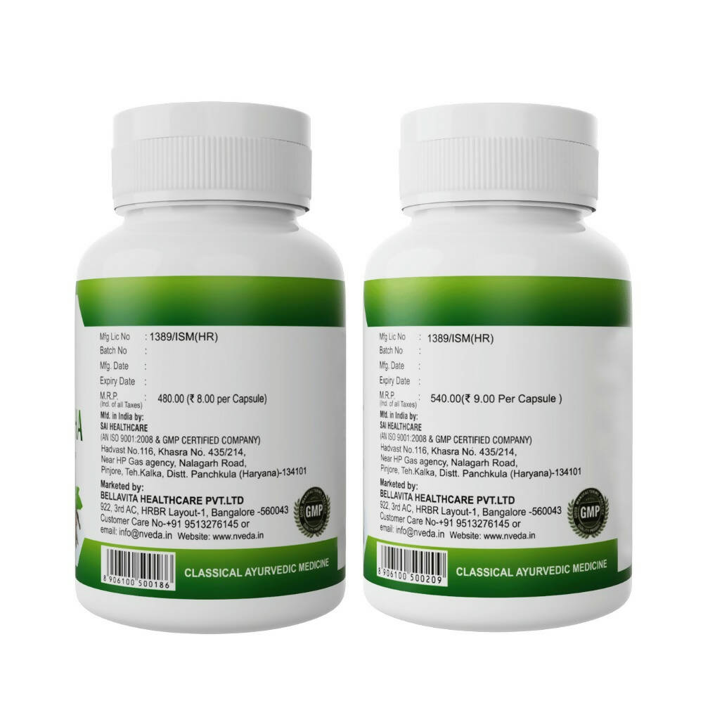 Nveda SJ Capsules and Ashwagandha Capsules Combo - Distacart