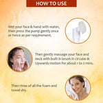 Thumbnail for Glamveda Active Vitamin C Brightening & Collagen Boost Foaming Face Wash With Soft Silicone Brush