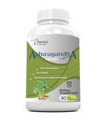 Thumbnail for Ramini Bio Nutrition Ashwagandha 500mg Veg Capsules - Distacart