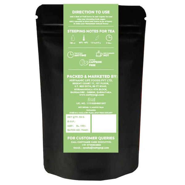 Nutty Yogi Vana Tulsi Dried Leaves (Holy Basil) - Distacart