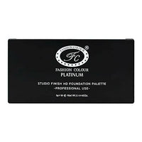 Thumbnail for Fashion Colour Studio Finish HD Foundation Palette- 10 HD Cream Makeup Shades - Distacart