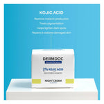 Thumbnail for Dermdoc 2% Kojic Acid Night Cream - Distacart