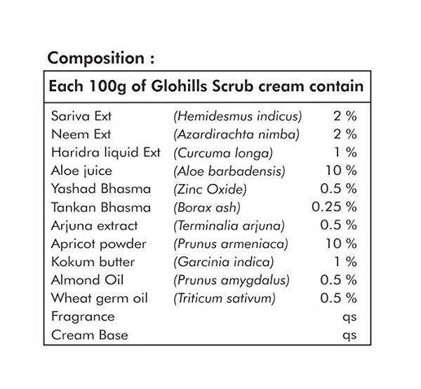Glohills Scrub Cream