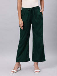 Thumbnail for Souchii Green Liva Ethnic Palazzos - Distacart