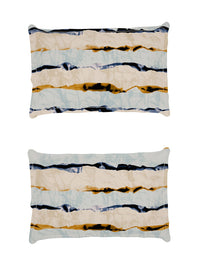 Thumbnail for Story@home Arena Cream-Coloured & Grey Printed 180 TC Bedsheet & Pillow Covers - Distacart