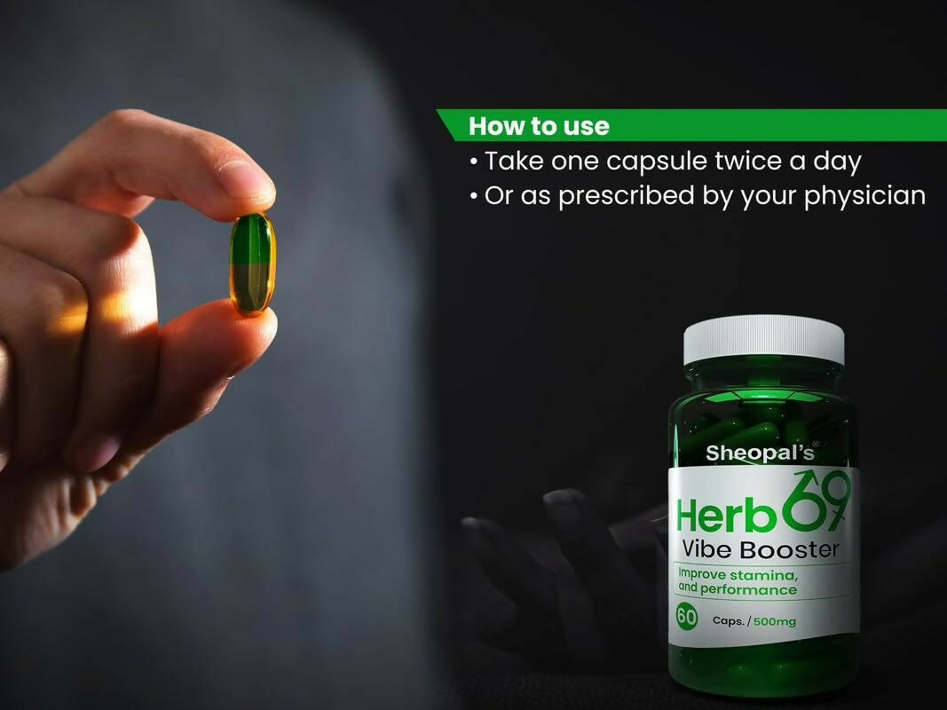Sheopal's Herb 69 Vibe Booster Capsules - Distacart