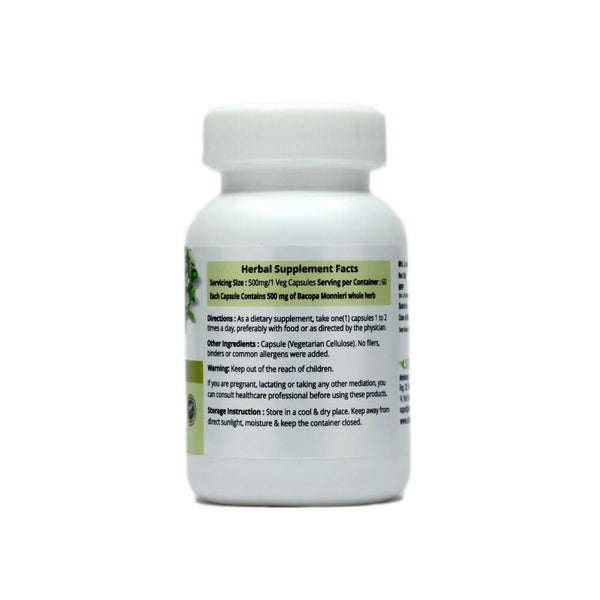 Dr. Talat's Brahmi Capsules - Distacart