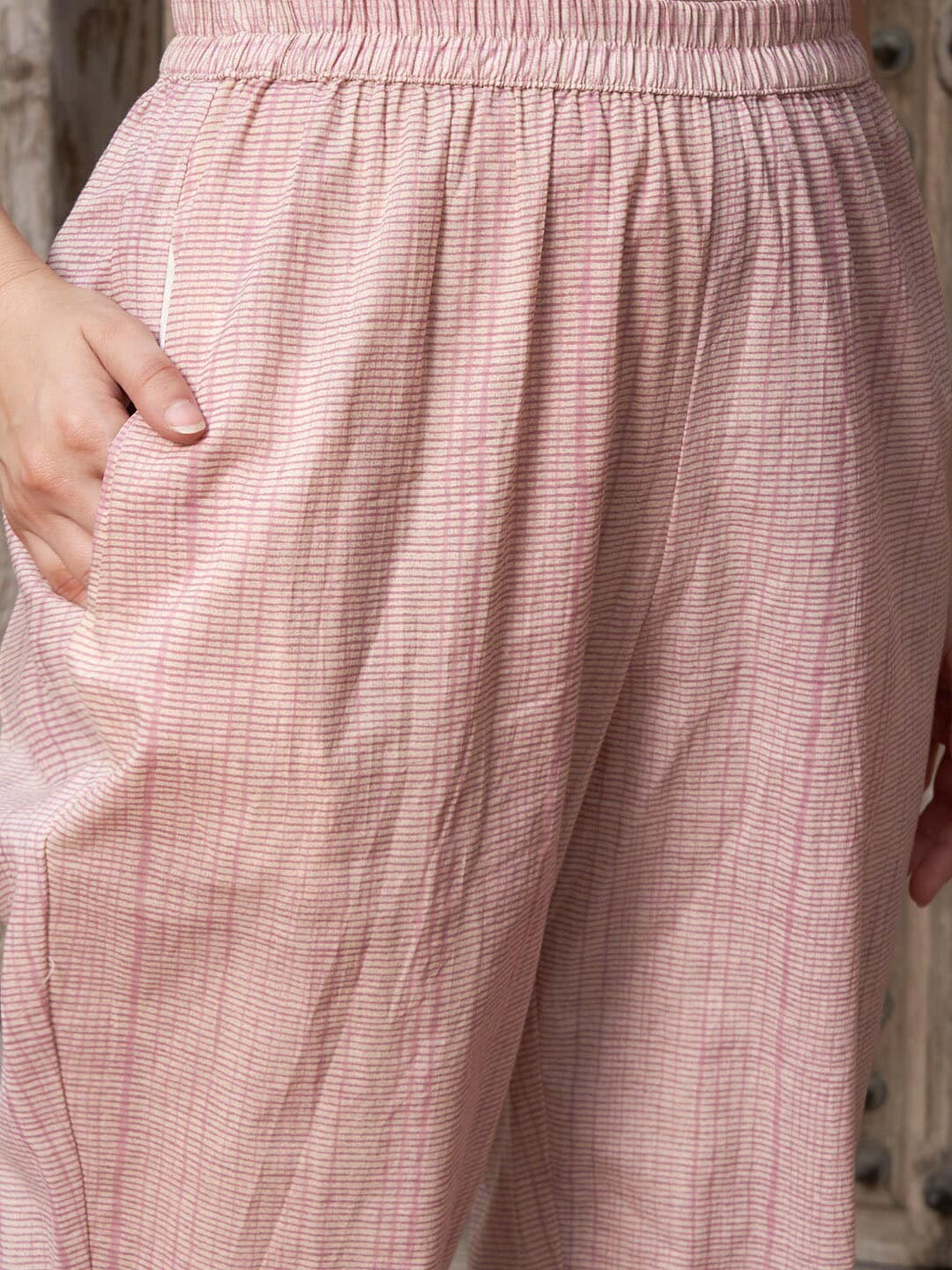 Sangria Mauve coloured Floral Printed Pure Cotton Kurta with Churidar & With Dupatta - Distacart