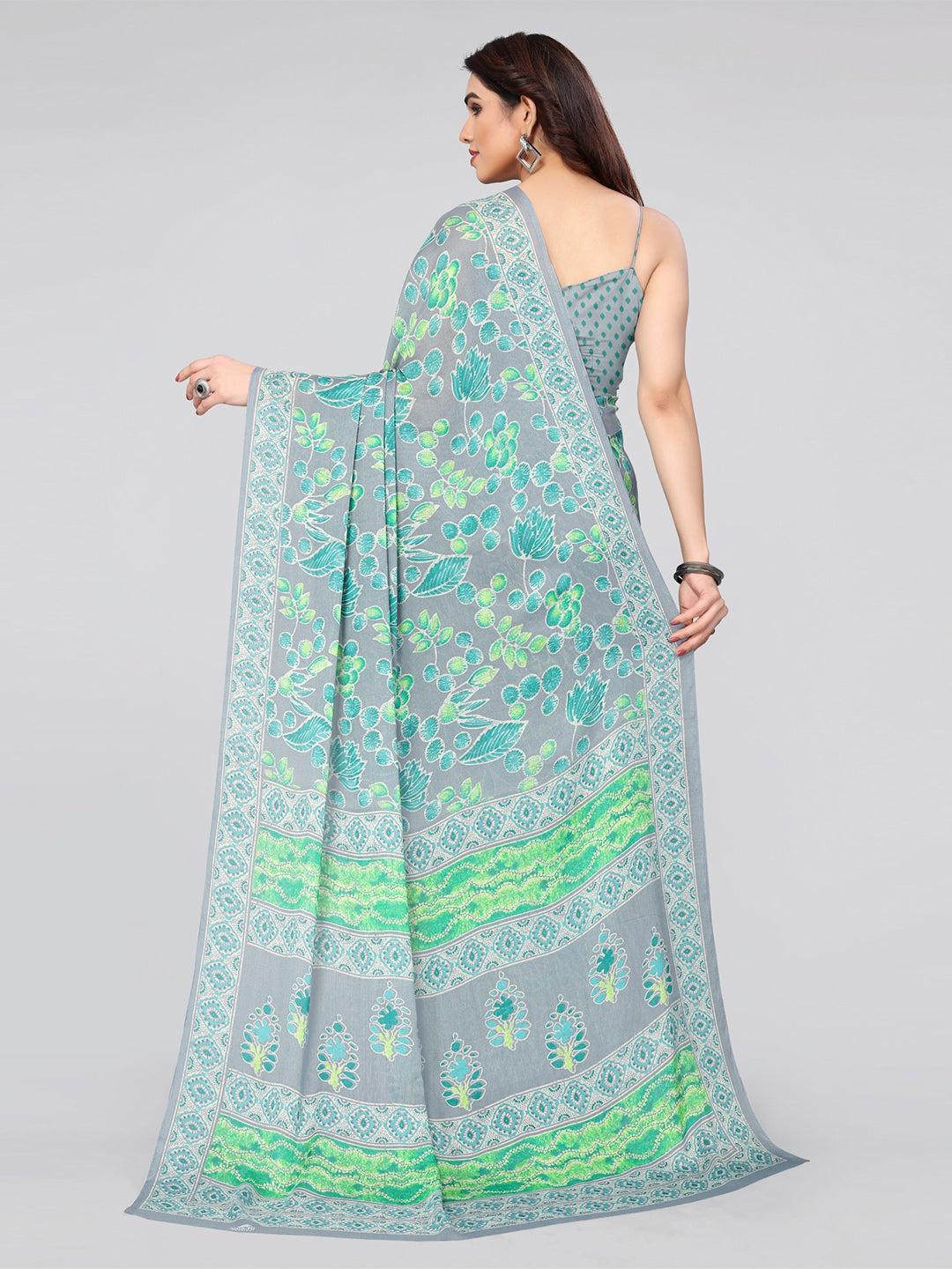 Kalini Floral Saree - Distacart