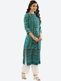 Thumbnail for Biba Women Geometric Printed Kurta - Distacart
