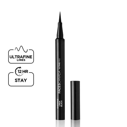 Faces Canada Ultime Pro Eyetyle Liner - Black - Distacart