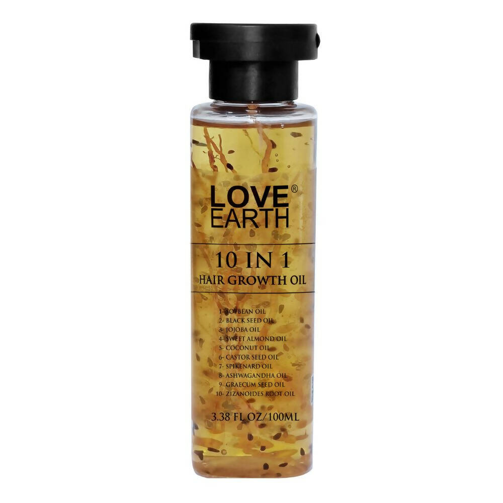 Love Earth 10 In 1 Hair Growth Oil - Distacart