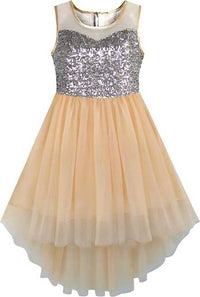 Thumbnail for Asmaani Baby Girl's Satin Midi Length Frock (AS-DRESS_22121) - Distacart