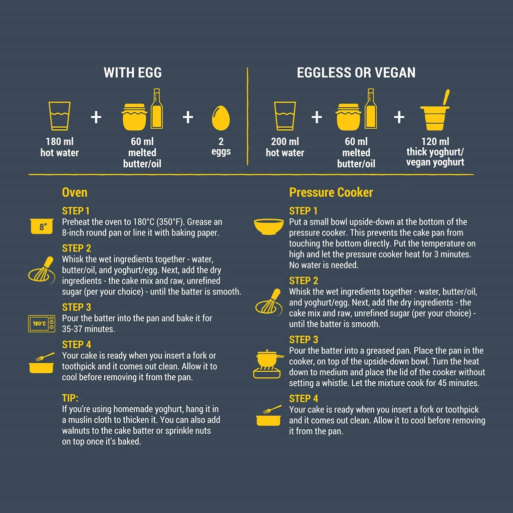 Slurrp Farm Velvety Vanilla Millet Cake Mix