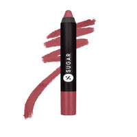 Thumbnail for Sugar Matte As Hell Crayon Lipstick - Viola (Nude Mauve) - Distacart