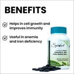 Thumbnail for Sprowt Chelated Iron + Vitamin C, B12, Folic Acid & Zinc Tablets - Distacart