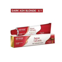 Thumbnail for Streax Professional Argan Secrets Hair Colourant Cream - Dark Ash Blonde 6.1 - Distacart