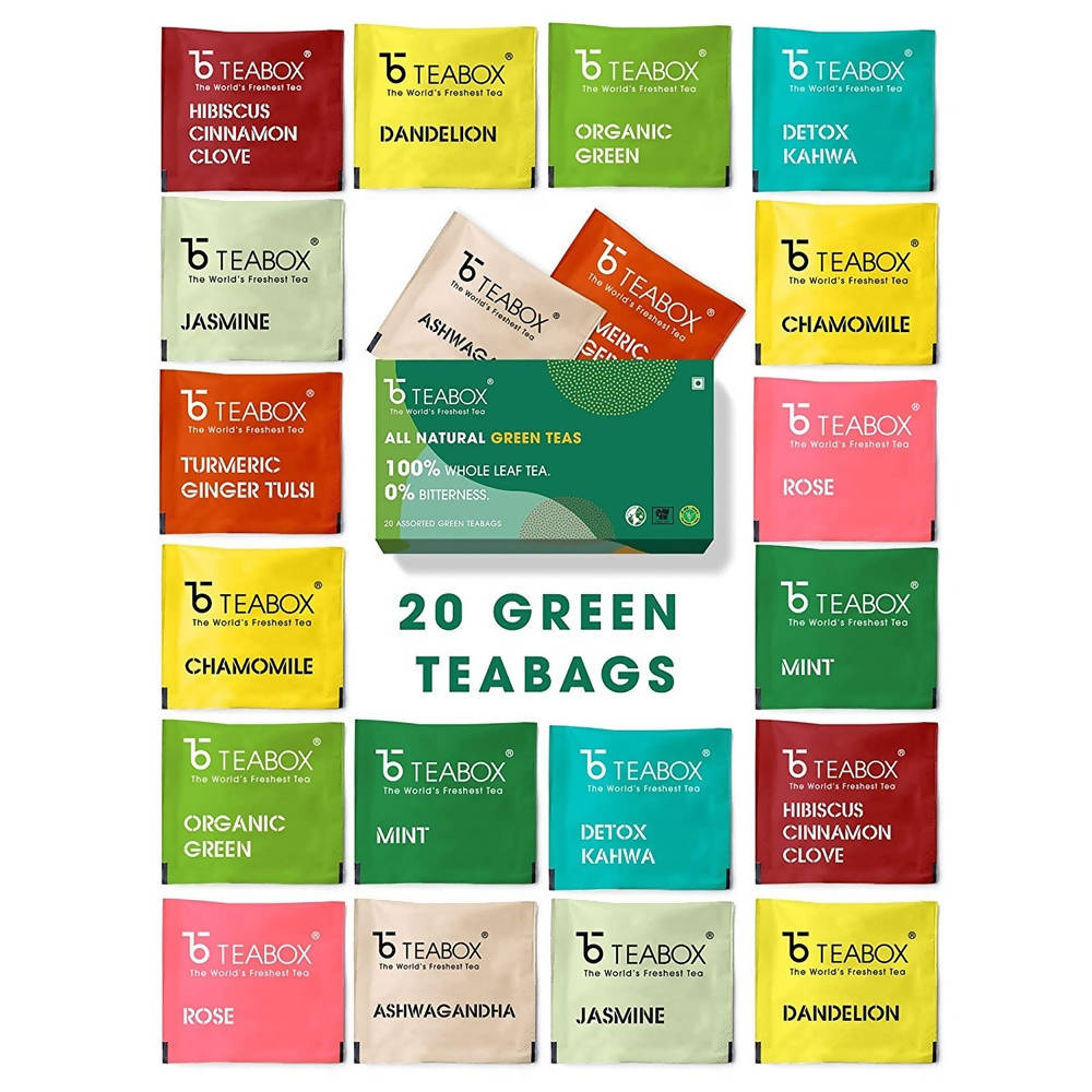 The Teabox All Natural Green Teas Online