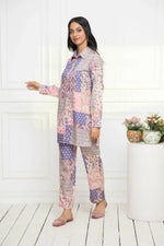 Thumbnail for Myshka Multi Printed Bling & Sparkly Co-Ords For Women - Distacart
