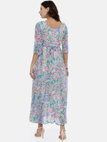 Thumbnail for Souchii Multicoloured Printed Maxi Dress - Distacart