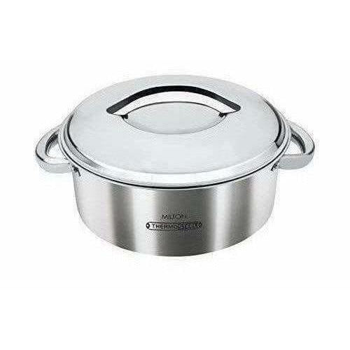 Stainless Steel Casserole, 1.5 Litres, Silver - Distacart