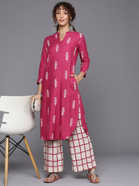 Thumbnail for Biba Women Ethnic Motifs Printed Kurta with Palazzos - Distacart