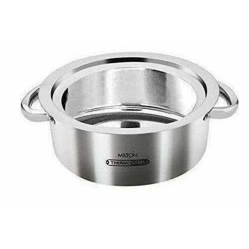 Stainless Steel Casserole, 1.5 Litres, Silver - Distacart