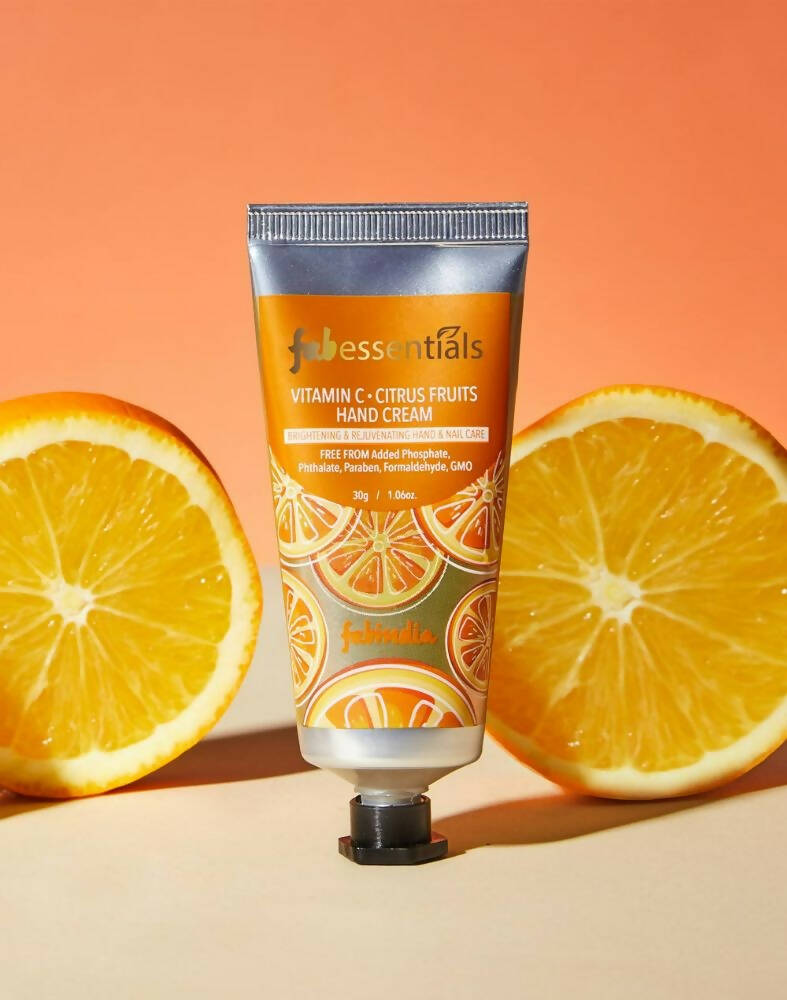 Fabessentials Vitamin C Citrus Fruits Hand Cream - Distacart