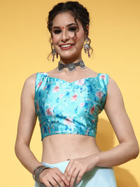 Thumbnail for Saree Mall Floral with Printed Border Saree - Distacart