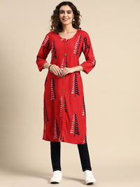 Thumbnail for Sangria Women Floral Printed Kurta - Distacart