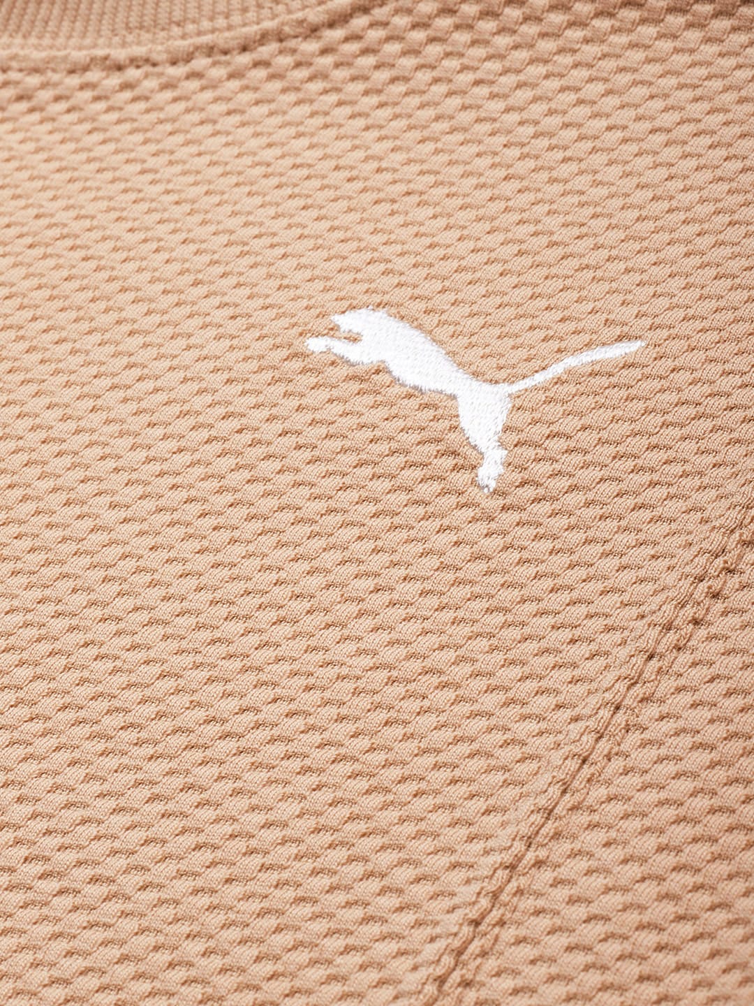 Puma Textured Round Neck HER Slim Fit Outdoor Sustainable T-shirt - Distacart
