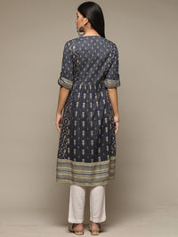 Thumbnail for Biba Ethnic Motifs Printed Anarkali Kurta - Distacart