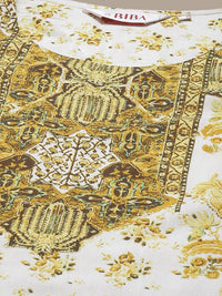 Thumbnail for Biba Floral Printed Sequined A-Line Kurta - Distacart