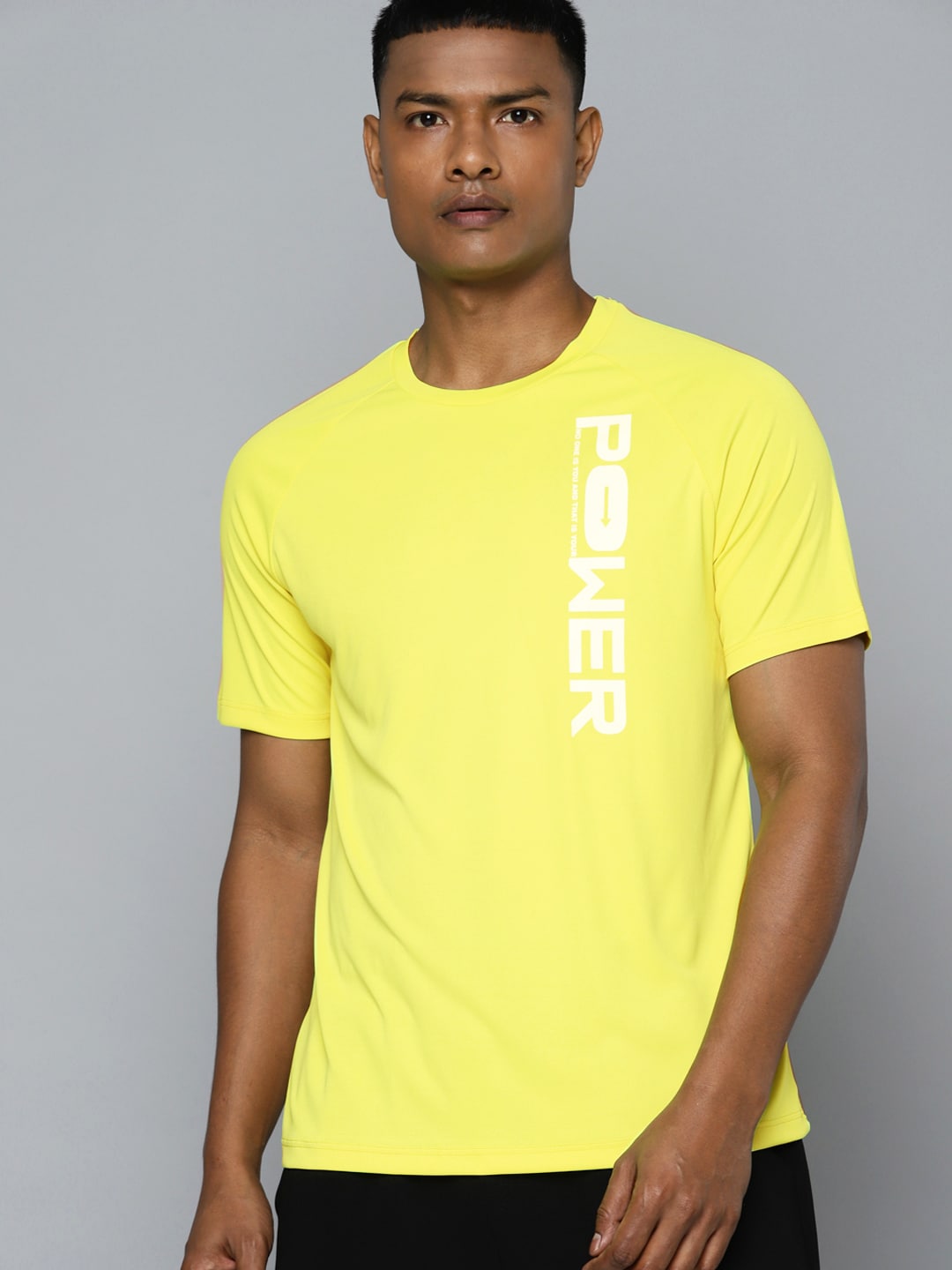 HRX by Hrithik Roshan Rapid-Dry Printed Training T-shirt - Distacart