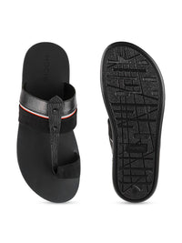 Thumbnail for Mochi Black Leather Comfort Sandals - Distacart