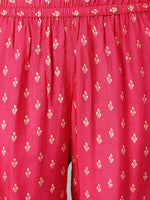 Thumbnail for Khushal K Bandhani Printed Gotta Patti Kurta with Palazzos & Dupatta - Distacart