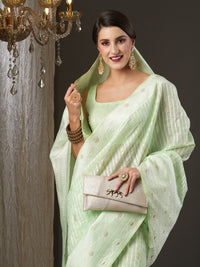 Thumbnail for Saree Mall Woven Design Zari Silk Cotton Saree - Distacart